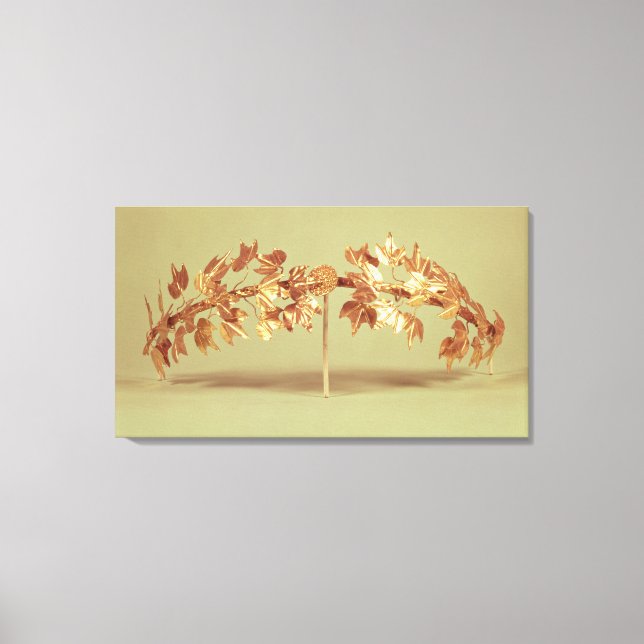 Laurel wreath, Mycenae Canvas Print (Front)