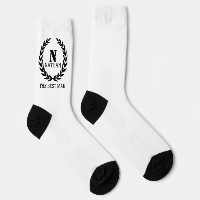 Laurel Wreath Socks (Right)