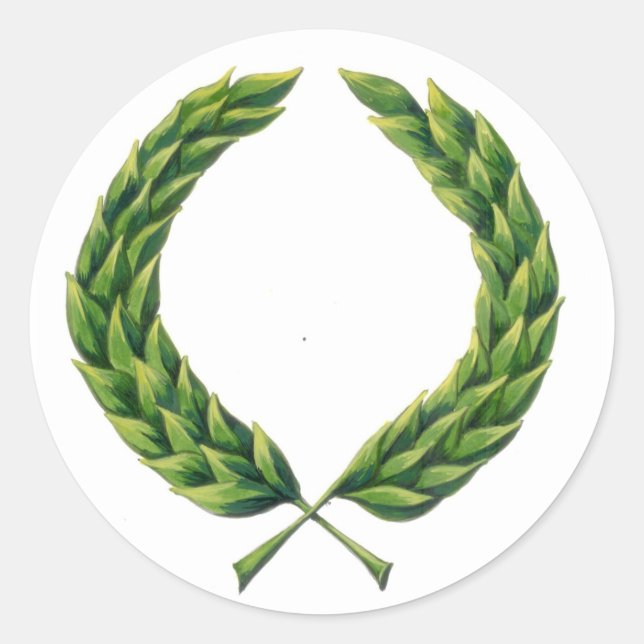 Laurel Wreath Stickers (Front)