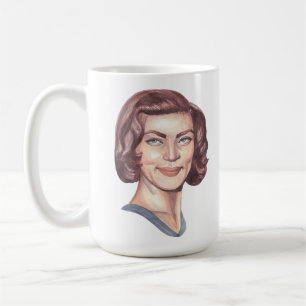 Lauren Bacall Portrait Coffee Mug