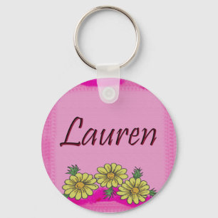Lauren Daisy Keychain