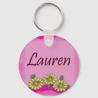 Lauren Daisy Keychain