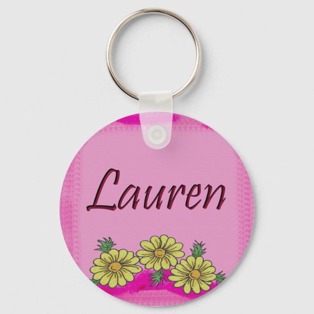 Lauren Daisy Keychain (Front)