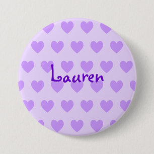 Lauren in Purple 7.5 Cm Round Badge