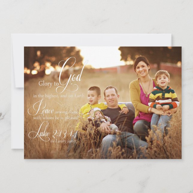 Lauren Landry's Christmas Card (Front)