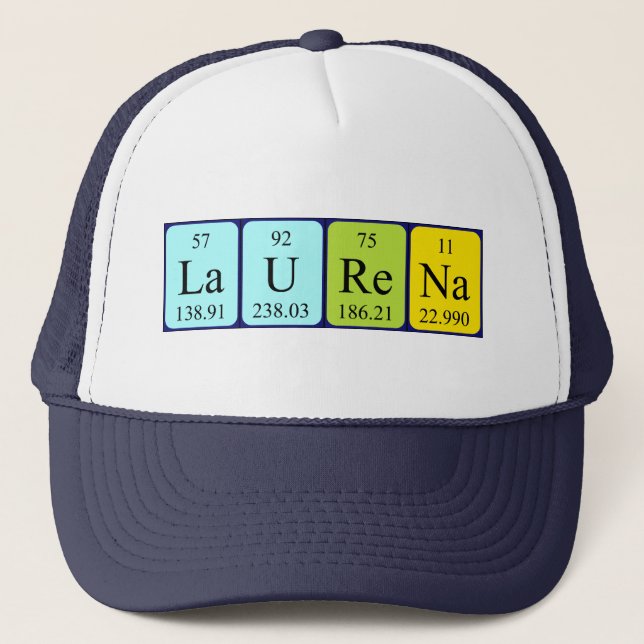 Laurena periodic table name hat (Front)