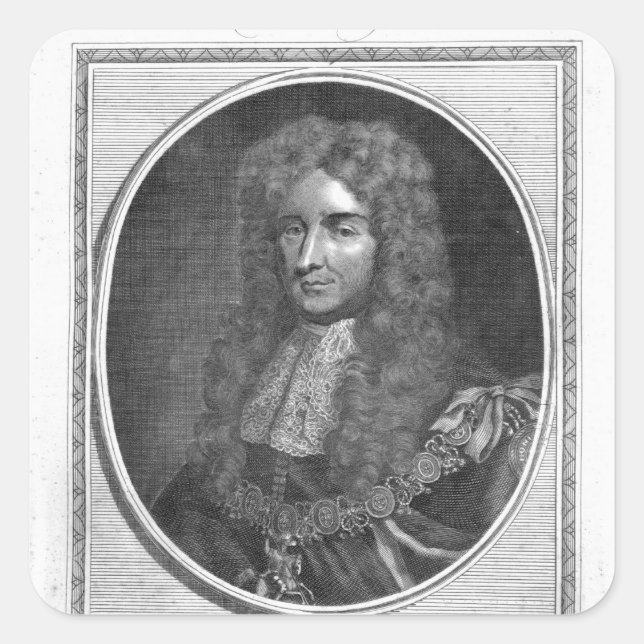 Laurence Hyde, 1st Earl of Rochester Square Sticker (Front)