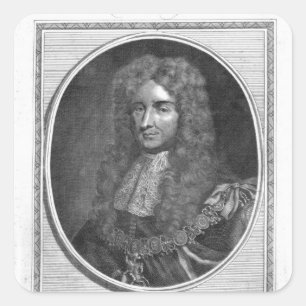 Laurence Hyde, 1st Earl of Rochester Square Sticker