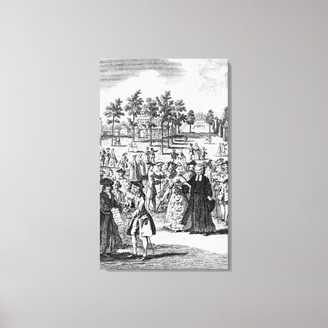 Laurence Sterne Canvas Print (Front)