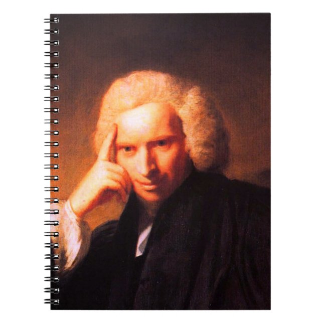Laurence Sterne (painting by Sir Joshua Reynolds) Notebook (Front)