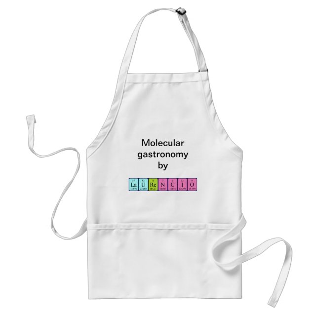 Laurencio periodic table name apron (Front)