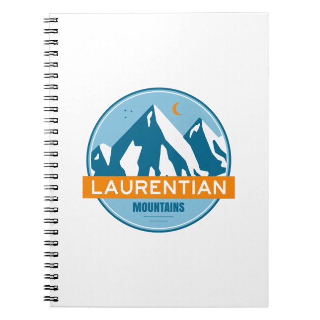 Laurentian Mountains Quebec Canada Notebook (Front)