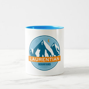 Laurentian Mountains Quebec Canada Two-Tone Coffee Mug