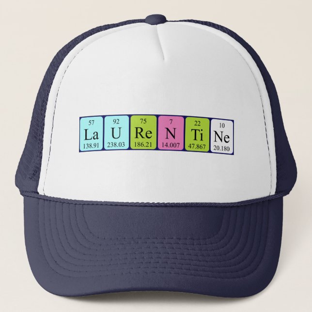 Laurentine periodic table name hat (Front)