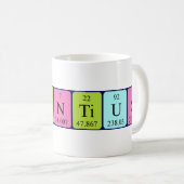 Laurentius periodic table name mug (Front Right)