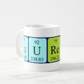 Lauretta periodic table name mug (Front Left)