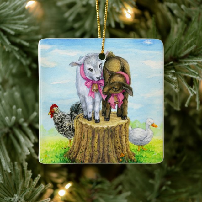 Laurie's Critters Ceramic Ornament (Tree)