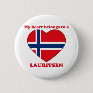 Lauritsen 6 Cm Round Badge