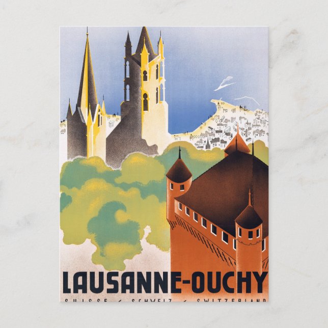 Lausanne Postcard (Front)
