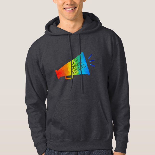 Laut gegen Rechts Nr 01 Hoodie (Front)