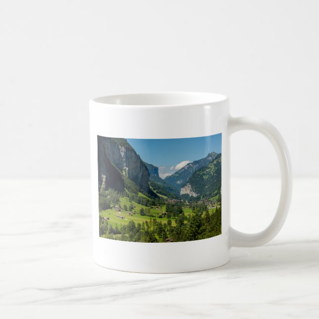 Lauterbrunnen  - Bernese Alps - Switzerland Coffee Mug (Right)