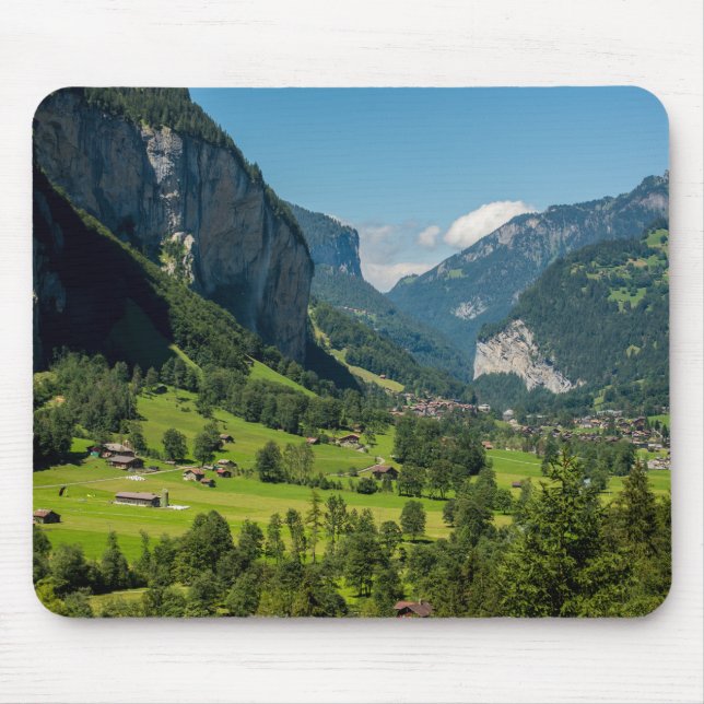 Lauterbrunnen  - Bernese Alps - Switzerland Mouse Mat (Front)