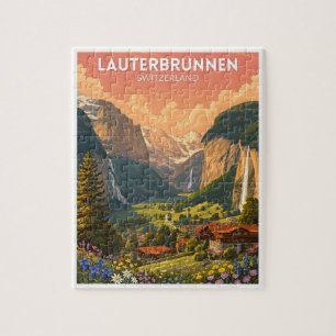 Lauterbrunnen Switzerland Jigsaw Puzzle
