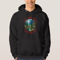 Lauterbrunnen Switzerland Retro Distressed Circle