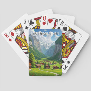 Lauterbrunnen Switzerland Travel Playing Cards