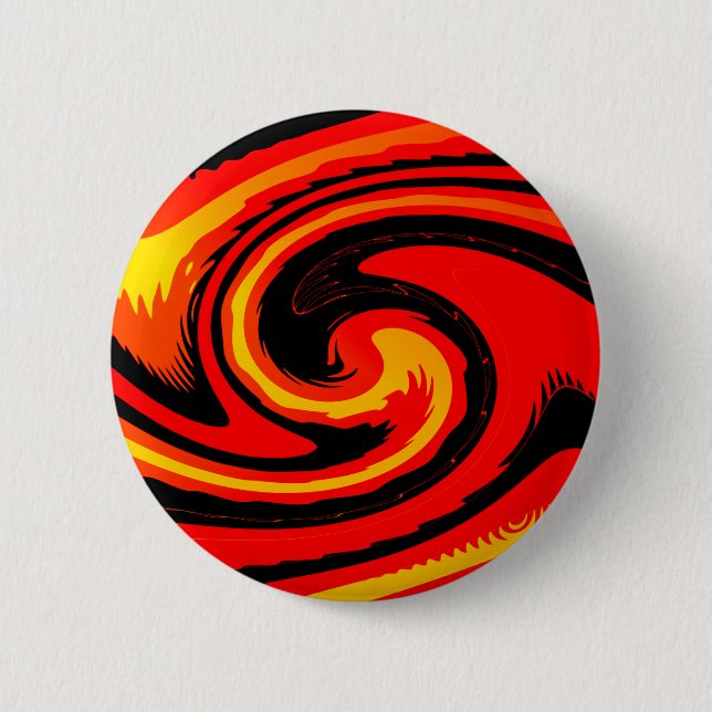 Lava   6 cm round badge (Front)