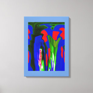 Lava art canvas print