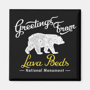 Lava Beds National Monument Bear Magnet