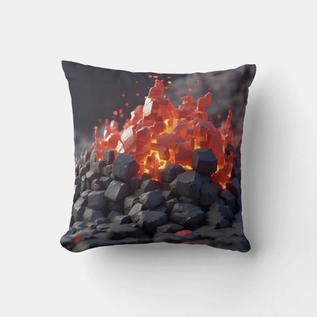 Lava Blocks Cushion (Front)