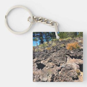 Lava Cast Forest, OR Key Ring