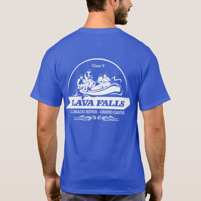 Lava Falls (rafting 2) T-Shirt (Back)