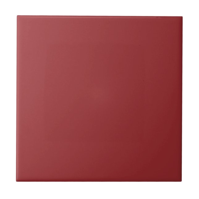 Lava Falls Red Solid Colour Print, Burgundy Tile (Front)