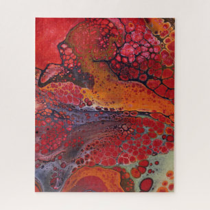 Lava Fire Levels Puzzle, 16" x 20", 520 pieces Jigsaw Puzzle
