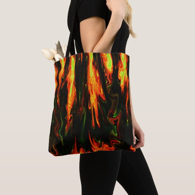 Lava Flames..... Tote Bag (Close Up)