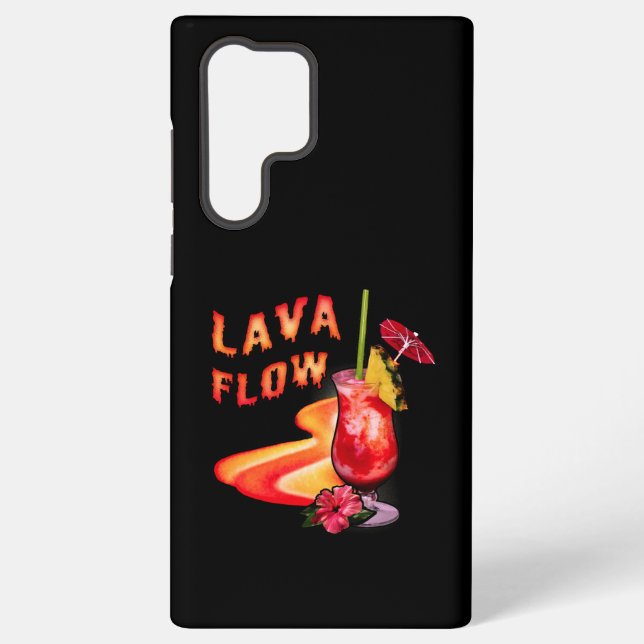 Lava Flow Samsung Galaxy S22 Ultra Case (Back)
