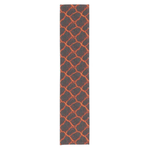 Lava Flow Seamless Pattern Short Table Runner