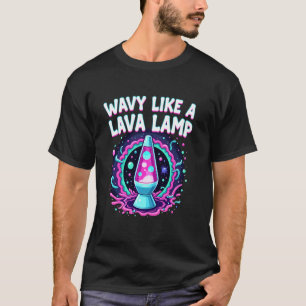Lava Lamp Retro Aesthetic Psychedelic Groovy Vibes T-Shirt