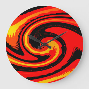 Lava   large clock