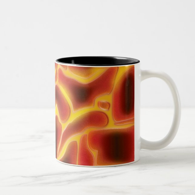Lava Magma Two-Tone Coffee Mug (Right)