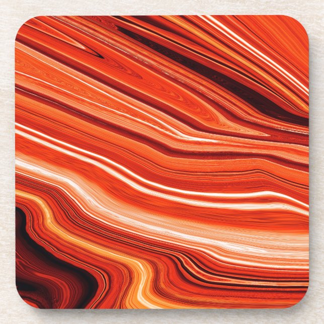 lava paint swirls coaster (Front)