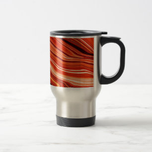lava paint swirls travel mug