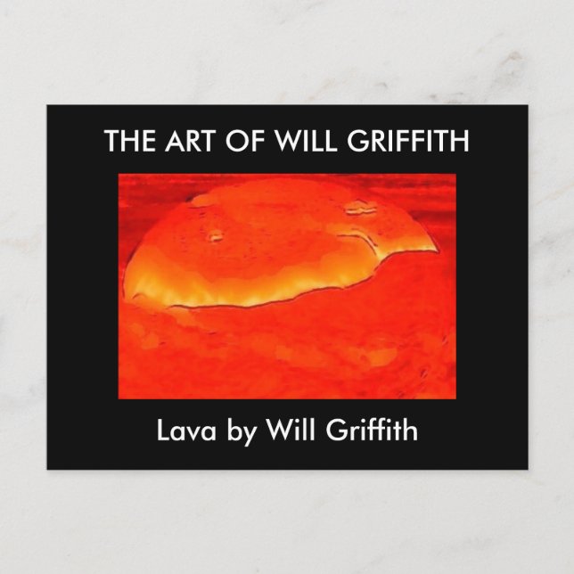 LAVA PAINTING POSTCARD (Front)