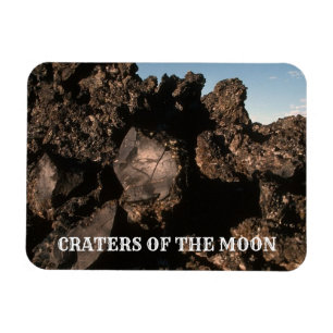 Lava Rock Formations, Craters of the Moon Park Magnet