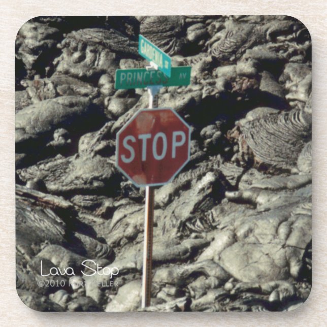 Lava Stop Photo Coasters (Front)