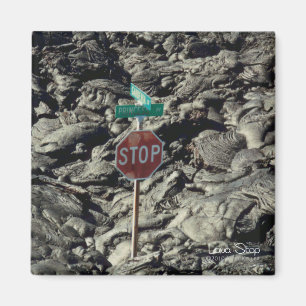 Lava Stop Photo Magnet