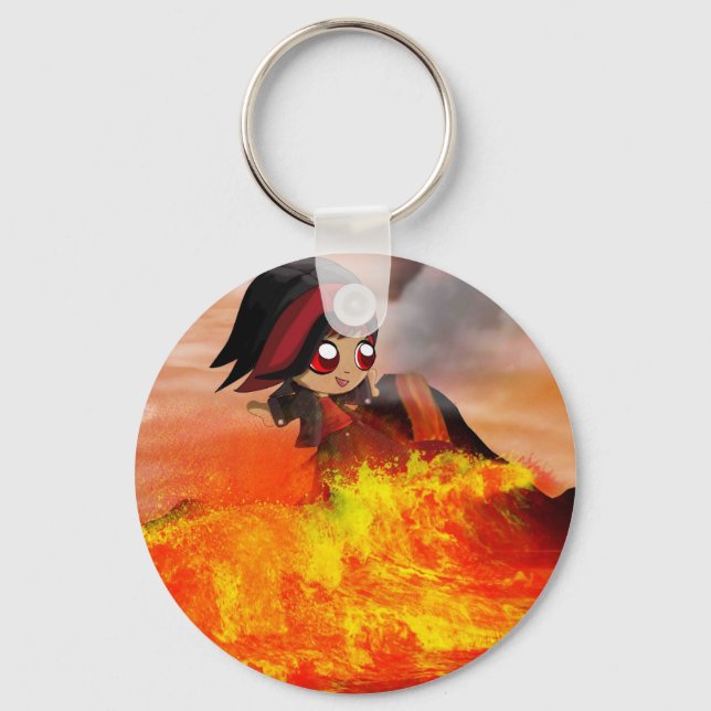 Lava Surfer Key Ring (Front)